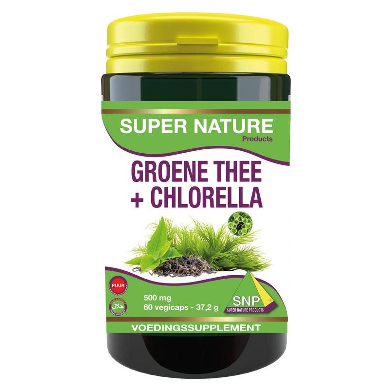 Groene thee chlorella 500 mg puurOverig gezondheidsproducten8718591422720