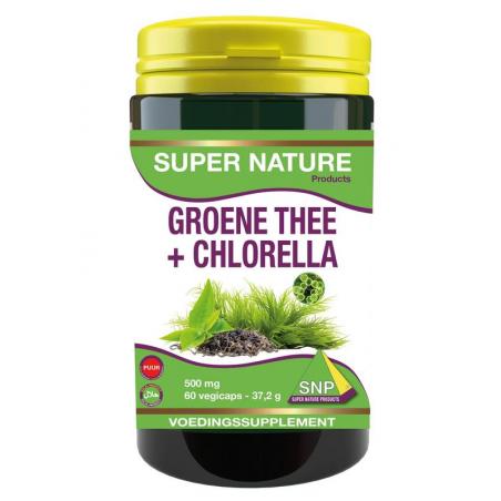 Groene thee chlorella 500 mg puurOverig gezondheidsproducten8718591422720