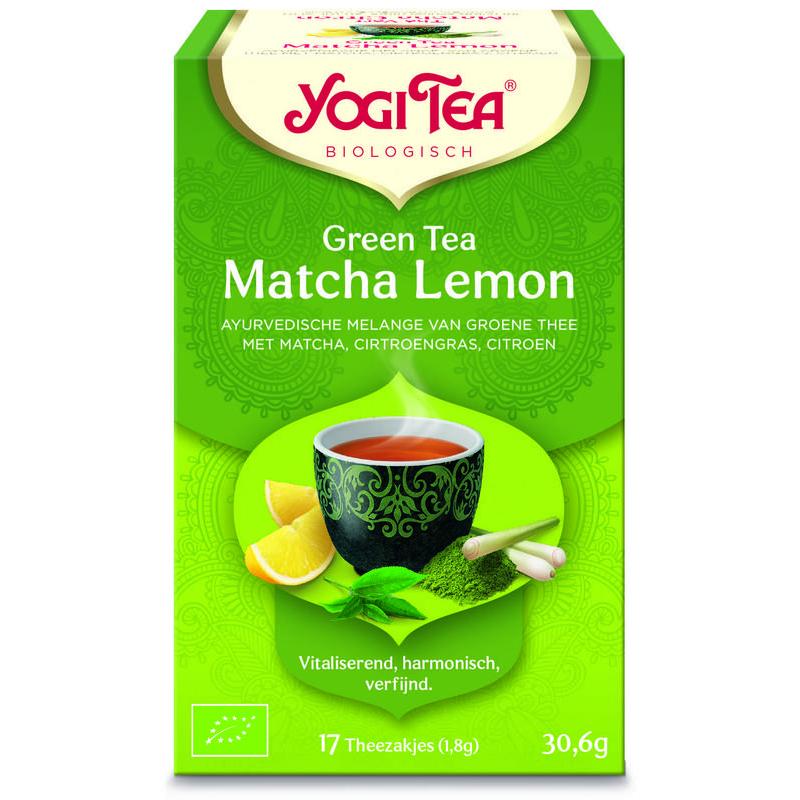 Green tea matcha lemon bioKoffie/thee4012824403246