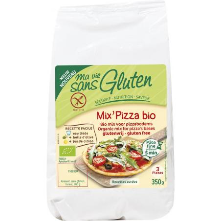 Mix voor pizzabodems glutenvrij bioVoeding3380380076060