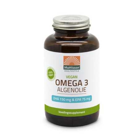 Vegan omega 3 algenolie DHA 150mg EPA 75mgVetzuren8717677965304