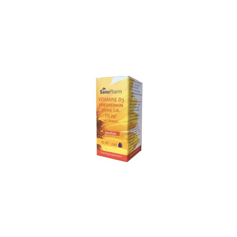 Vitamine D3 fortissimum EmulsanOverig vitaminen/mineralen8718347172374