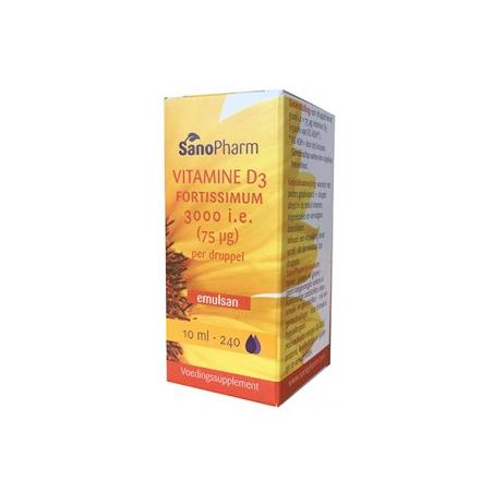 Vitamine D3 fortissimum EmulsanOverig vitaminen/mineralen8718347172374