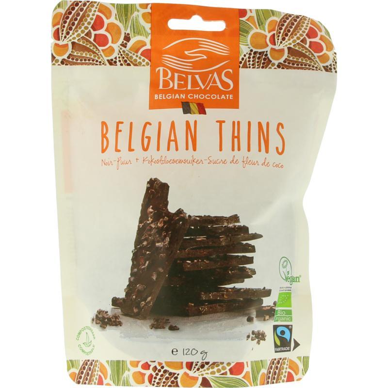 Thins dark 85% met kokosbloesemsuiker bioSnoepgoed5425007881646