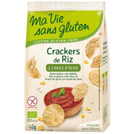 Rijstcrackers met olijfolie glutenvrij bioVoeding3380380077951