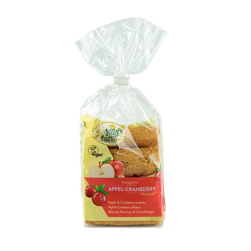 Appel cranberry staafjes bioKoek8711753007117