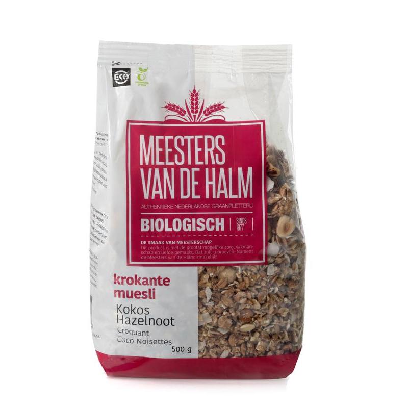 Krokante muesli kokos hazelnoot bioVoeding8714266000101