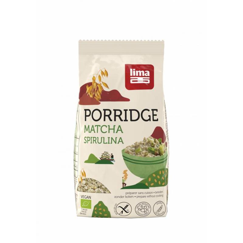 Porridge express matcha spirulina bioVoeding5411788047630