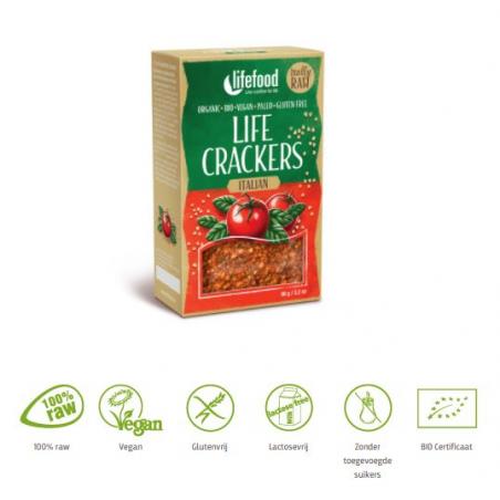 Life crackers Italiaans raw bioOverig reform/levensmiddelen8595657100132