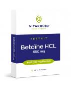 Betaine HCL 650 mg & pepsine 160 mg testkitOverig gezondheidsproducten8717438691183