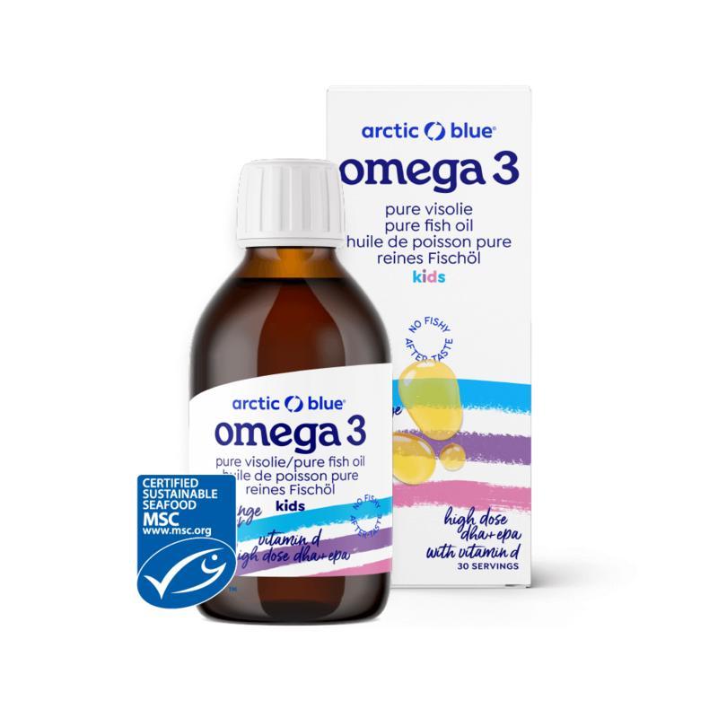 Omega 3 pure visolie met vitamine D kidsVetzuren8717953189622