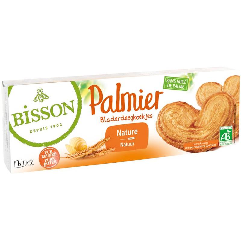 Palmier bladerdeegkoekjes bioKoek3380380077388