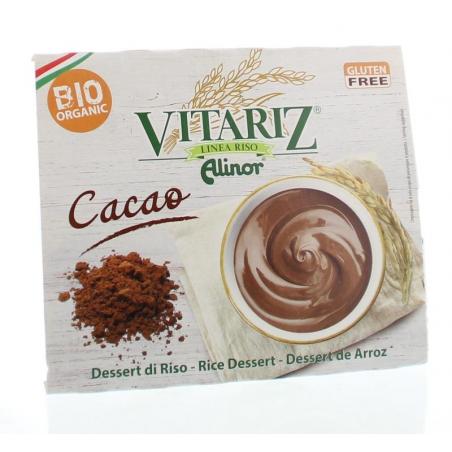 Rice dessert chocolade 4x 100 gram bioVoeding8000215202406