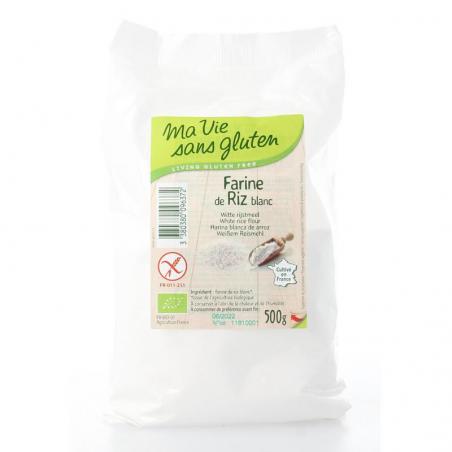 Rijstmeel wit glutenvrij bioVoeding3380380096372