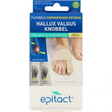 Hallux valgus corrigerende orthese maat 42/45Overig handen/voeten/benen3660396010426