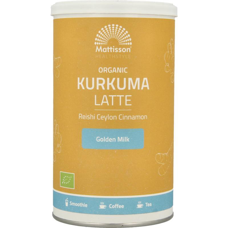 Latte kurkuma goldenmilk reishi Ceylon kaneel bioKoffie/thee8717677967162