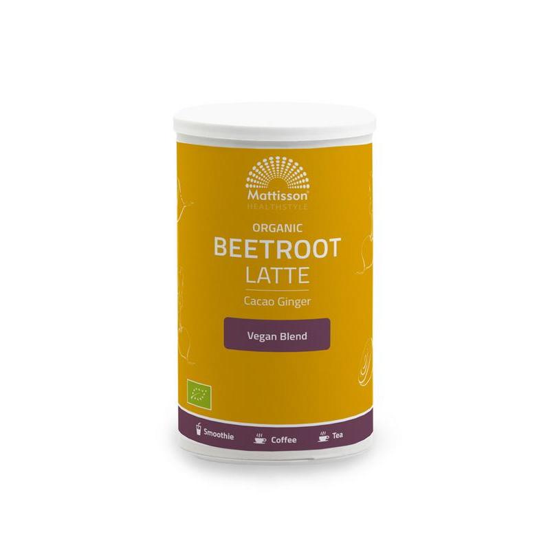 Latte beetroot gember - cacao bioKoffie/thee8717677967193