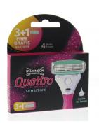 Quattro woman sensitive mesjes 3 + 1Scheerinstrumenten4027800794201