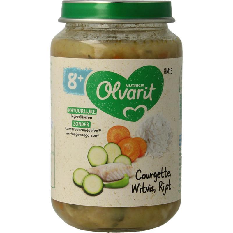 Courgette witvis rijst 8M13Baby/peuter voeding5900852033483