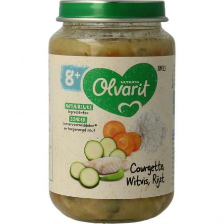 Courgette witvis rijst 8M13Baby/peuter voeding5900852033483