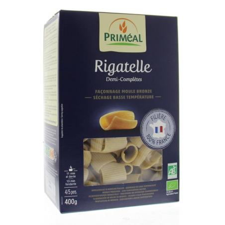 Rigatelle halfvolkoren pasta bioVoeding3380380083594