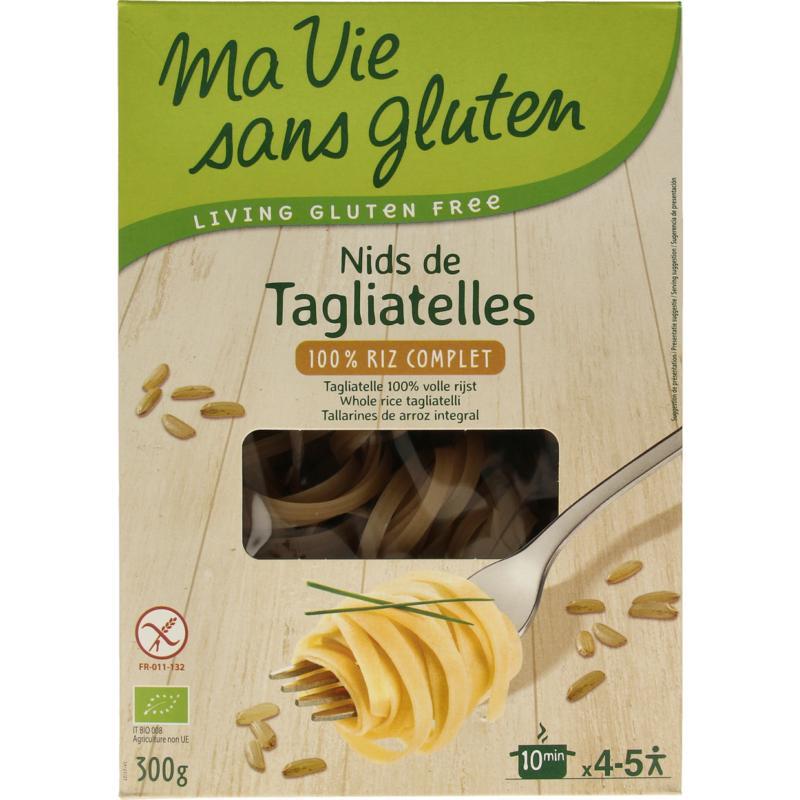 Tagliatelle volkoren rijst glutenvrij bioVoeding3380380078279