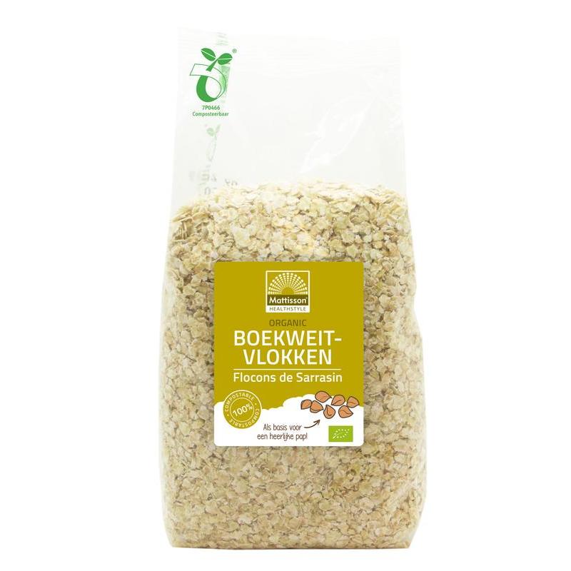 Organic boekweitvlokken bioVoeding8717677967391