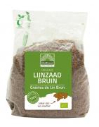 Organic lijnzaad bruin heel omega 3 bioVoeding8717677967452