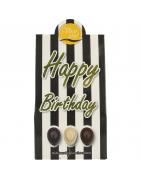 Cadeau doos black & white happy birthdaySnoepgoed8717624833168