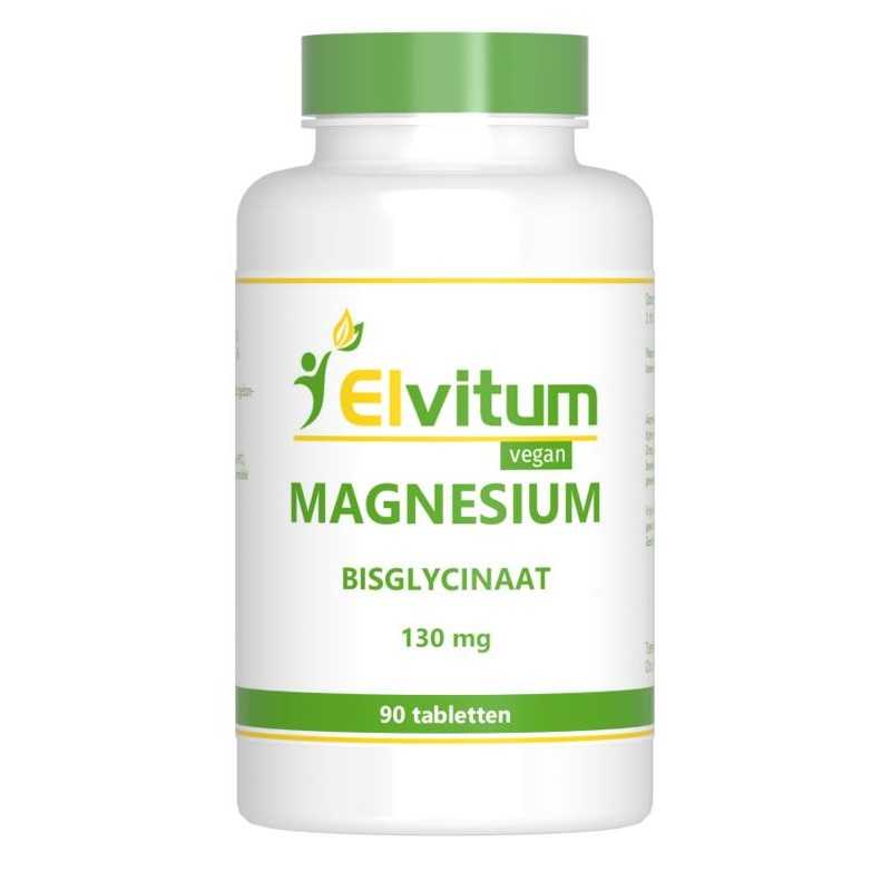 Magnesium (bisglycinaat) 130mgMineralen enkel8718421582365