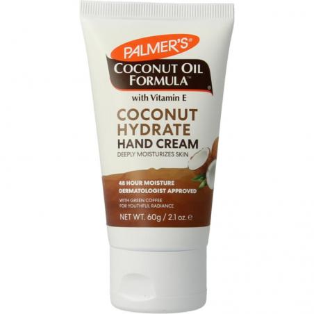 Coconut oil formula hand cream tubeBodycrème/gel/lotion010181032356