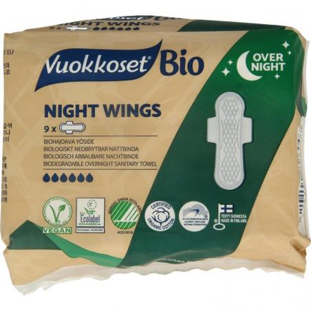 Bio Maandverband night wingDameshygiëne6414100896007