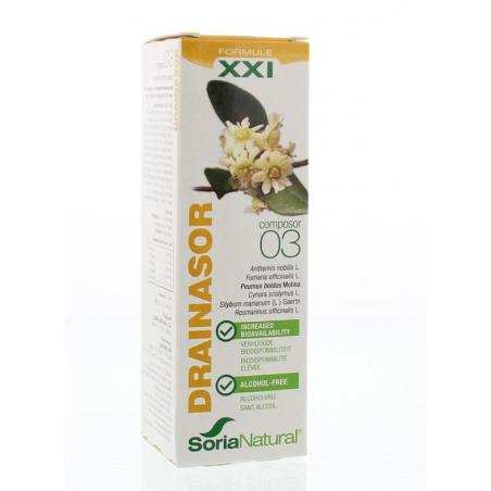 Drainasor XXI composor 03 extractOverig gezondheidsproducten8422947285708