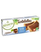 Tartelette chocolade hazelnoot bioKoek3380380087448