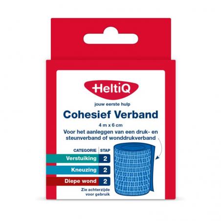 Cohesief verband 4m x 6cmVerbandmiddelen8717484786802