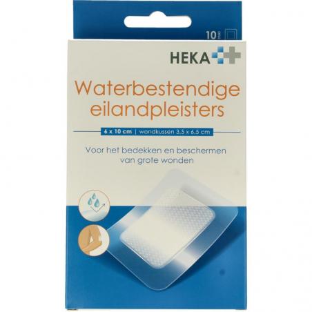 Hekaplast border 6cm x 10cm waterproofPleisters8715886021187