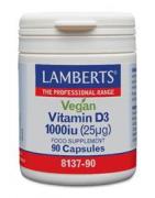 Vitamine D3 1000IE 25mcg veganVitamine enkel5055148412890