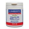 Vitamine D3 1000IE 25mcg veganVitamine enkel5055148412890