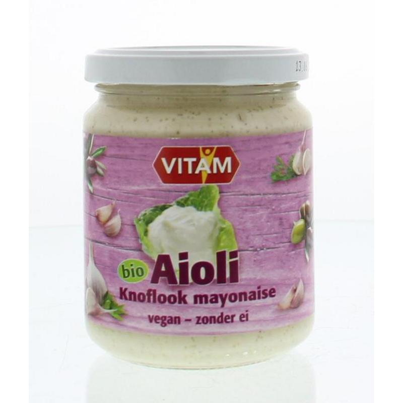 Aioli knoflook mayonaise bioVoeding4011437044877