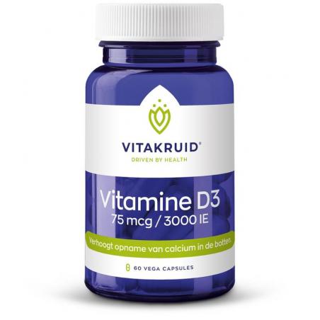 Vitamine D3 75 mcg / 3000 IEOverig vitaminen/mineralen8717438691343