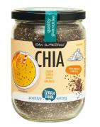 Raw chia zaad in glas bioVoeding8713576236262