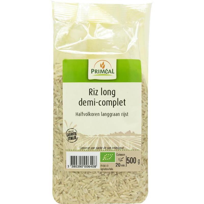 Halfvolkoren langgraan rijst bioVoeding3380390006408