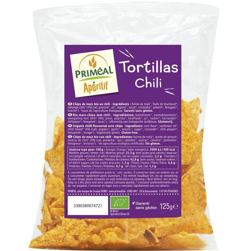 Tortillas chili bioVoeding3380380074721