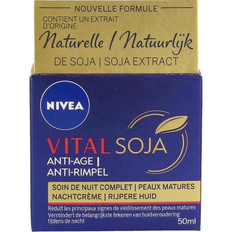 Vital soja anti-age nachtcremeNachtverzorging4005809866570