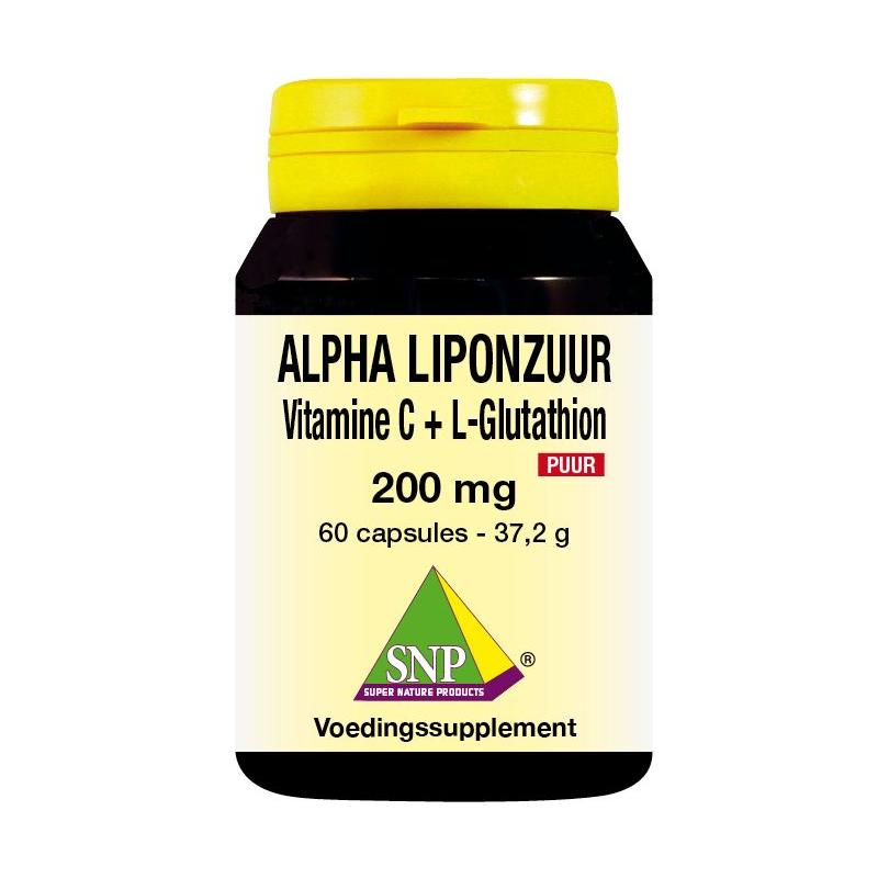 Alpha liponzuur 200 mg puurOverig gezondheidsproducten8718591422799