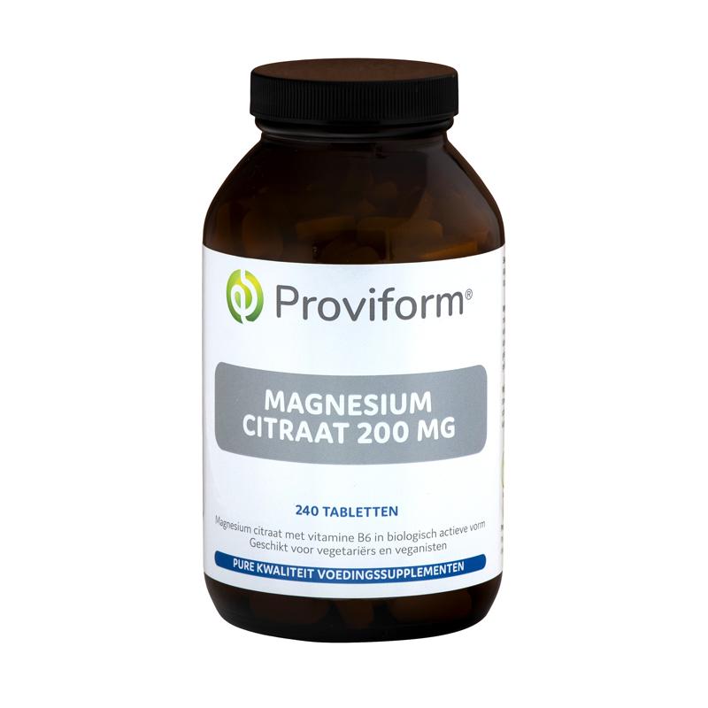 Magnesium citraat 200 mg & B6Mineralen multi8717677125432