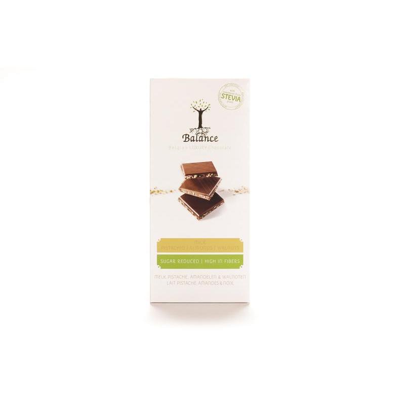 Choco stevia tablet melk pistacheSnoepgoed suikervrij5412860000192