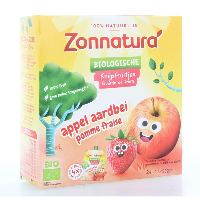 Knijpfruit appel/aardbei bioVoeding8710863805873