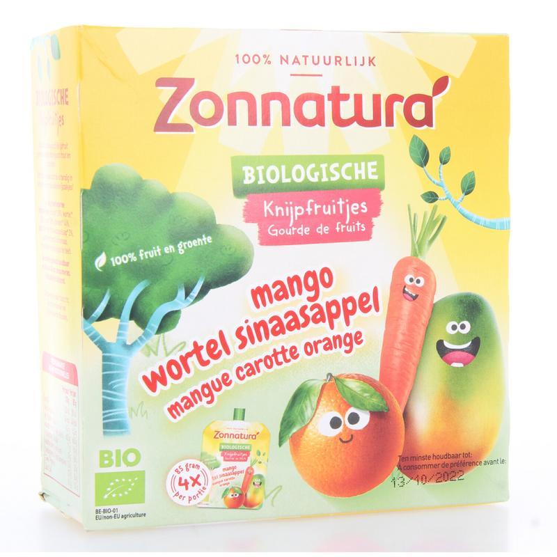 Knijpfruit groente mango/wortel/sinas bioVoeding8710863805958