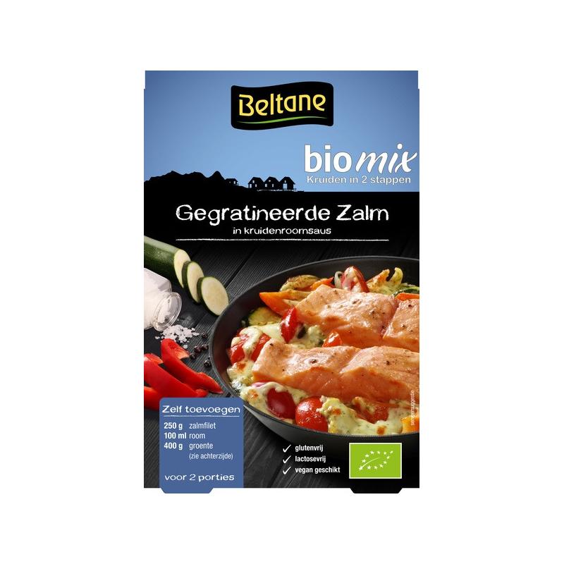 Gegratineerde zalm kruiden bioVoeding4260133144163